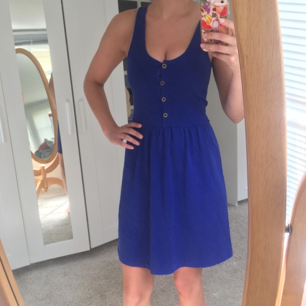 JCrew Royal Blue Dress- XS